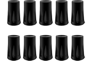 HAUTLLAIF 10 x gehstock gummipuffer ，krückenkapsel rutschfest, für wanderstöcke ersatz Gummi puffe，wanderstöcke gummipuffer，gummistopper für walkingstöcke，gehstock gummipuffer