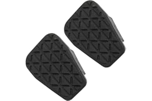 BIAREN 2 x cuscinetti per pedale freno e frizione, in gomma, per Ford Fiesta B-Max Transit Tourneo Courier Ecosport KA+ EY162457AA 1834012 (veicoli manuali)