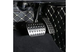 METYOUCAR 2pcs Acero Inoxidable Coche Gas Gas Freno Pedal Para Clase A W176 B-CLass W246 CLA C117 GLS GLE W166 ML R Clase W251 Accesorios