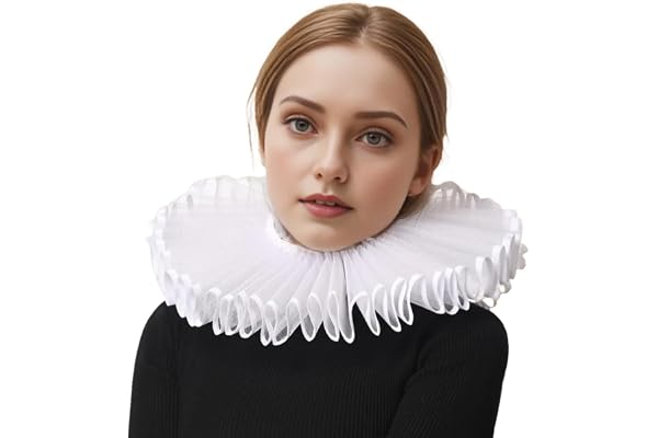 BPURB Renässans Elisabethan Ruff krage hals volanger krage clown halsband