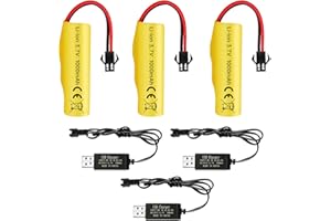 BLLRC 3PCS 3.7V 1000mAh Li - Ion La batería está Equipada con un Cable de Carga USB para TB202 TB201 TM201 TM202 TC141 DE35 DE38 DE40 DE50 RC acrobático RC Coche de Juguete de Control Remoto RC volquete