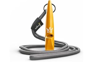 Gwizdek dla psa Rudelkönig z paskiem gwizdkowym - profesjonalny gwizdek treningowy o standardowej częstotliwości - idealny do treningu psów