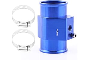 VGEBY Sourcingmap Adaptateur de tuyau de radiateur en aluminium pour température d'eau de voiture 26-40 mm (taille : 40 mm) Système de refroidissement
