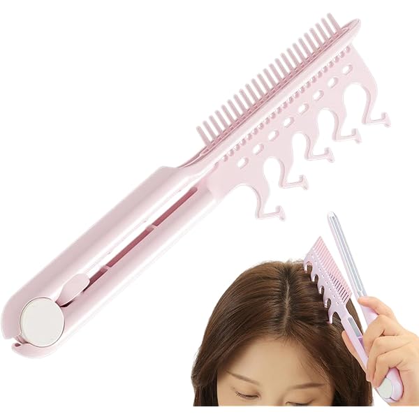 Z-förmiger Breiter Zahnkamm – Für Lockiges Haar, Puff-Pony Frisuren – Großes Friseurwerkzeug Mit Ergonomischem Griff