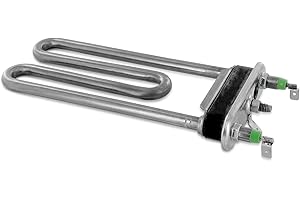 DL-pro Heizelement für Indesit Ariston Hotpoint C00094715 Whirlpool 482000022781 Heizstab Heizung Heizwiderstand 1700W 230V für AVL WIE WIX WIA Waschmaschine Waschtrockner Trockner