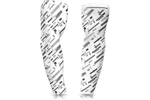 janhensy Arm Sleeve Gaming Esport Basketball: Armlinge Armsleeve Anti Schweiß Armstulpen Superlight Tattoo Weiß Schwarz Sommer Punkte Herren Damen