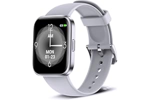 ASWEE Reloj Inteligente Mujer Hombre, 1.85" Smartwatch con Llamadas Bluetooth, 140+ Modos Deportivos Smart Watch con SpO2/Pulsómetro/Monitor de Sueño/Podómetro, Impermeable IP68 Smart Watch Para Android iOS