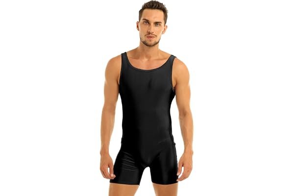 inhzoy Bodysuit för män, brottning, singlet, undertröja, tröja, overall, män, i ett stycke, sport, underkläder, pojke, sparkdräkt