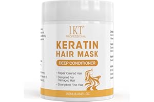 SHIYALAN IKT Hair Mask Keratin 250ml, Hydrates & deeply conditionseImproves hoir texture ond shine, Reduce split ends and tames frizz, For All Hair Types