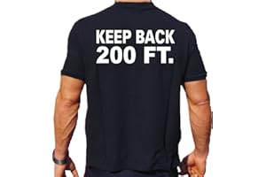 feuer1 T-Shirt Keep Back - 200 FT. mit Emblem auf der Brust - New York