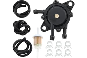 Hicello Fuel Pump for Briggs & Stratton Lawn Tractor | Vacuum Gas Fuel Pump for Kohler for Honda 17 Horsepower-25 Horsepower Small Engine Riding Lawn Mower 491922 808656