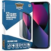 BUFF LABS iPhone 13 Mini 5D Glass Ekran Koruyucu