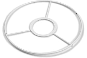 SMITS Fassungsring, Ring mit Kreuz, rund weiß plastifiziert (50 cm)