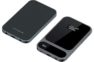 khadas Tea PRO – Amplificatore Cuffie Magnetico Portatile con DAC ES9039Q2M, Display 0,95", Batteria 2100mAh, Uscite 3,5mm & 4,4mm, 768kHz/32bit, BT5.4 Hi-RES per Casa e Viaggio