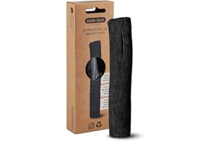 Black+blum Filtro per Acqua a Carbone, Antica Tradizione Giapponese, Dura 6 Mesi, in Legno Naturale, Taglia Unica