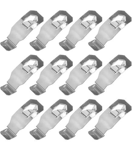 100 Pieces Metal Picture Frames Turn Button Fasteners with