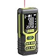Laser Measure, LASGOO 60m/197ft Laser Measurement Tool, Laser Distance Meter with Ft/In/M Multiple Units, LCD Backlit Display, Pythagorean Mode, Area and Volume, Battery Included