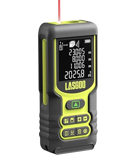 Laser Entfernungsmesser 80m - Inkerma Mit Winkelsensor Für Länge, Fläche & Volumen