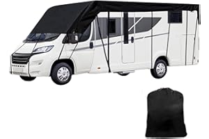 ‎BODYGAD Roof cover for caravans, protective cover for caravans, protective roof 210D Oxford fabric, 750 x 300 cm, tarpaulin for motorhomes, protection against dust and moisture, water-repellent and breathable