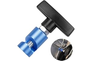 CGEAMDY Lift Support Clamp, Hood Strut Fixing Clamps with Brass Core, Shock Prop Strut Stopper Retainer for Car Hood, Spark Plug Gap Gauge Tool, Universal Automotive Accessories(Blue)