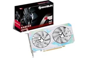 maxsun Grafikkarten AMD Radeon RX 580 8GB 2048SP GDDR5 Computer Video Grafikkarte GPU für PC Gaming 4K Dekodierung 256 Bit DirectX 12 DVI, HDMI, DisplayPort Multi-Monitore erweitern