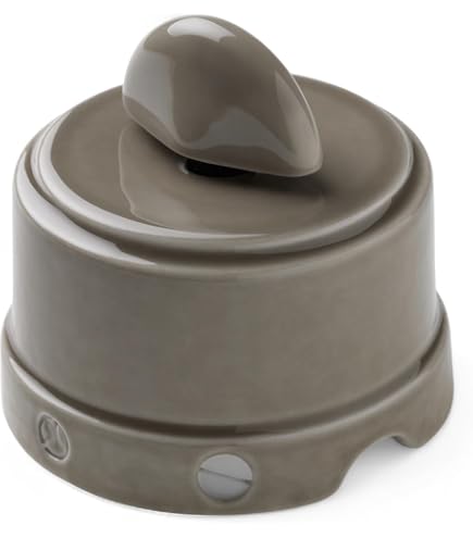 Klartext Belle Époque Wooden Base for Switches and Sockets Diameter 60 mm