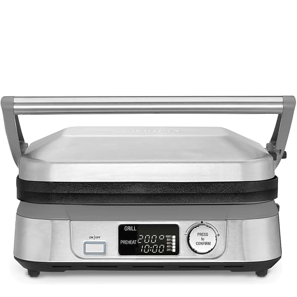 Cuisinart Plaques Gaufres GR030E - Pour Griddler GR4NE/GR40E 29x23cm Anti-adhésif