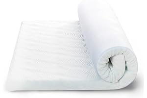 Bedsure Topper Viscoelastico 135x190 7cm - Sobrecolchon de Espuma Hipoalergénico con Memoria, Colchoncillo Cama 135 Ergonómico con 1 Funda Extraíble y Lavable, Mattress Topper Memory Foam