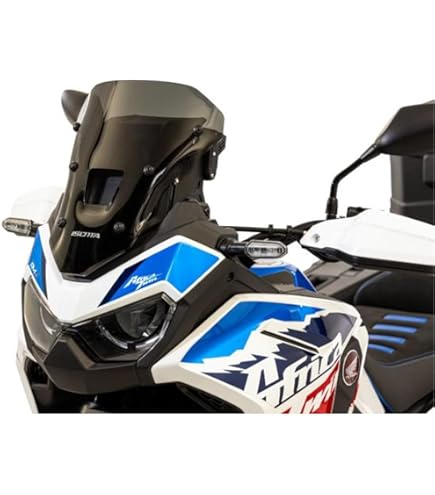 Sport-Windschild Dunkel Getönt Für Honda Africa Twin CRF 1100 L Adventure 2020-2021 – PMMA-Plexiglas, 4mm