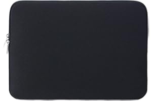 RAINYEAR MAKE LIFE EASIER RAINYEAR Housse 15 Pouces Ordinateur Portable de Protection Sacoche Laptop Sleeve Compatible avec 15,4 MacBook Pro Spécialement pour Modèle A1938 A1707 A1990(Noir)