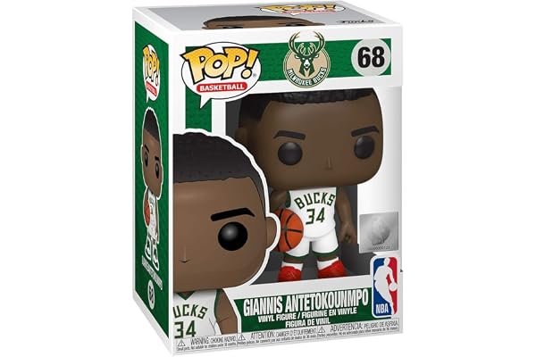 Funko Pop! NBA: Bucks-Giannis Antetokounmpo - Figurine en Vinyle à Collectionner - Idée de Cadeau - Produits Officiels - Jouets pour Les Enfants et Adultes - Sports Fans