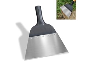 WENOSDA Garden Shovel Steel Cleaning Shovel, 21 cm Multi Cleaning Shovel, Garden Helper, Suitable for Agriculture and Gardens, Weeds, Snow Shovels, De-icing, Outdoor, Home, Farm