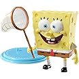 BendyFigs The Noble Collection Spongebob Squarepants Spongebob - Noble Toys 16 cm Bendable Posable Collectible Doll Figure with Stand and Mini Accessory