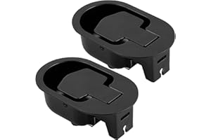 Xiciki 2PCS Recliner Chair Parts Universal Recliner Release Pull Handle Replacement Parts Aluminum Metal Couch Style Pull Chair Release Handle for Most Furniture Recliners and Sofas, Handle Only