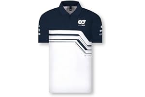 RED BULL Scuderia AlphaTauri Official Teamline Polo Shirt, Hommes X-Small - Merchandise Originale