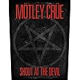 Motley Crue Back Patch Shout At The Devil Pentagram Official Black Taglia unica
