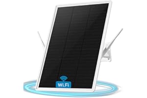 LCLCTEK Repeteur WiFi Solaire Batterie Exterieur sans Fil, Puissant Amplificateur WiFi Couvre100-mètres, Outdoor répéteur WiFi Extender 2.4Ghz 300Mbps, Idéal pour Les Grands Espaces éloignés (33 * 24cm)