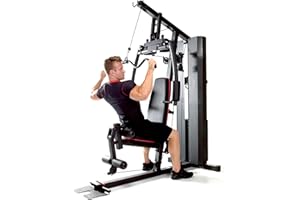 Marcy MKM-81010 Home Gym with 90kg Weight Stack & Triple Function Arms - Black/Red