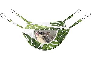 Sionhiuo Hamaca Hurón para Jaula, Hamaca para hámster enriquece a Tus Mascotas, Jaula de Cama para Animales pequeños para Chinchilla, Loro, Planeador del azúcar, Hurones, hámster, Jugando y durmiendo