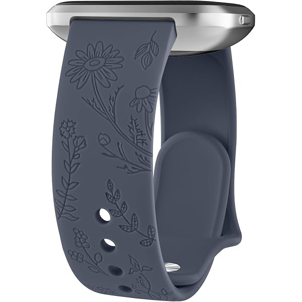 Bracelet Silicone Pour Fitbit Versa 2/Versa/Lite/SE - 23 Mm, Motif Cartoon, Clip Acier Inoxydable - 4