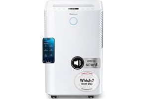 Pro Breeze® 20L/Day Smart Compressor Dehumidifier with 4L Water Tank, Laundry Drying & Automatic Humidity Sensor - Mould Remover with 24-Hour Timer and Sleep Mode for Damp, Mould and Condensation