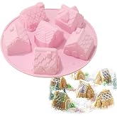 DUBENS Stampo 3D in silicone a forma di rosa, 6 cavità per dolci