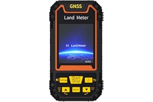 MOBYAT Misuratore di Terra GPS, Attrezzatura di Rilevamento GPS Portatile con Schermo a Colori LCD da 2,8 '', Alta Precisione Ricaricabile, per Misurazione Dell'area del Lago Minerario di Montagna
