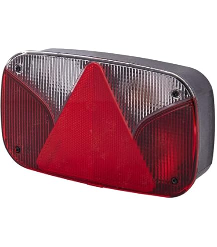 FEU ARRIÈRE HELLA - 12V - 6 Fonctions (stop, Cligno, Brouillard...) - Pour Remorque - Homologué ECE - Réf. 2VB 998 232-231