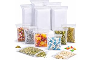 500 x woreczki strunowe zamykane, przezroczyste, wodoodporne, odporne na rozdarcia, torebki plastikowe, małe i duże