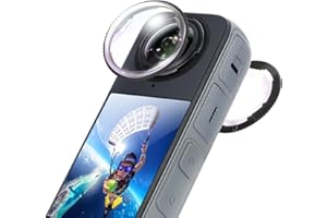 SEASKY Protectores de lente de para cámara Insta360 X4 de vidrio templado resistente a los arañazos, accesorios de alta transparencia
