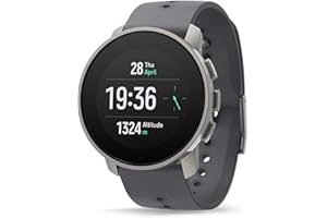SUUNTO 9 Peak Pro Montre Sport Homme Femme, 95+ Sports, Tracker d'Activités GPS, Smartwatch Soins de Santé 24/7, Cardiofréquencemètre, Altimètre, Baromètre, 21 Jours d'Autonomie