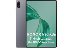 HONOR Pad X8a Tablet 128GB Storage (Espandibile a 1Tb) 8300mAh,11 Pollici 90Hz Display con Protezione,Qualcomm SD 680,Wi-Fi/Android 14,Grigio