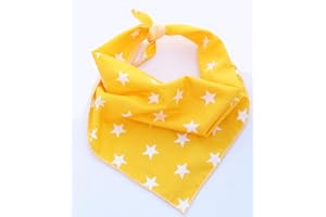 Pet Pooch Boutique Star Bandana para Perro, Pequeño/Mediano, Amarillo