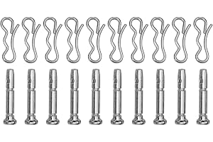 10 st 738-04124A saxstift och klippstift för snöslungeset, snöslungor, tillbehör för snöslungor passar de flesta 2 scener och några 3-stegsmodeller